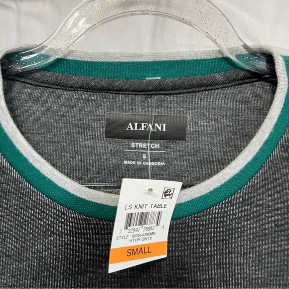 ALFANI Utility pocket crewneck sweatshirt - Picture 2 of 6